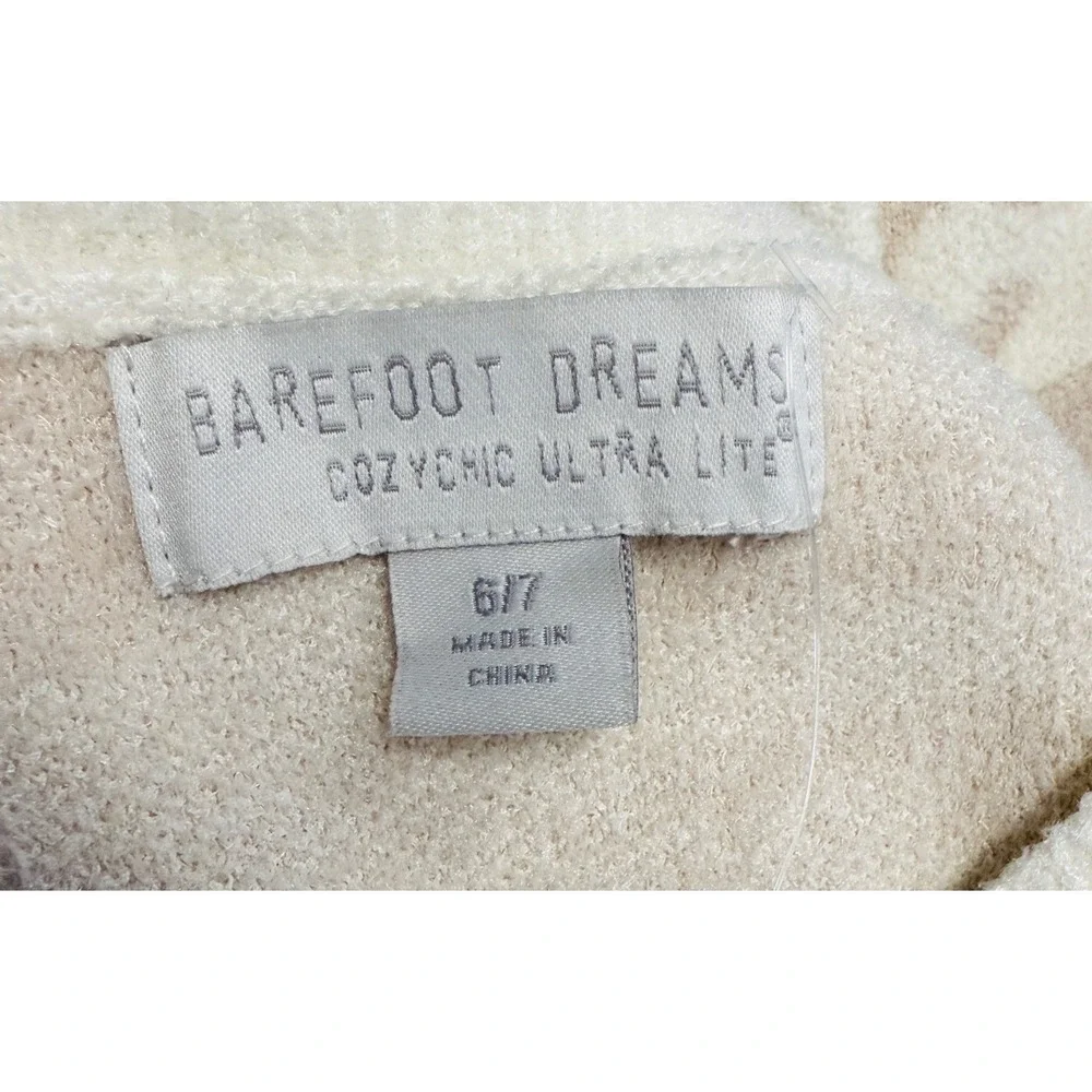 Barefoot Dreams Girls 6-7 CozyChic Leopard‎ Print Long Sleeve Sweater NWT